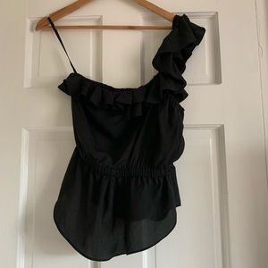 🆕 Naked Zebra One Shoulder Top